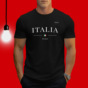 Men'S Fashion Novelty T-Shirt, Italy Print