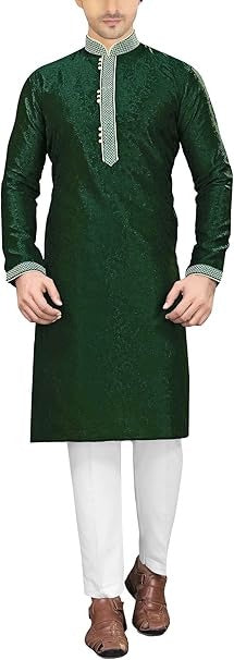 Men's Green Kurta Pajama